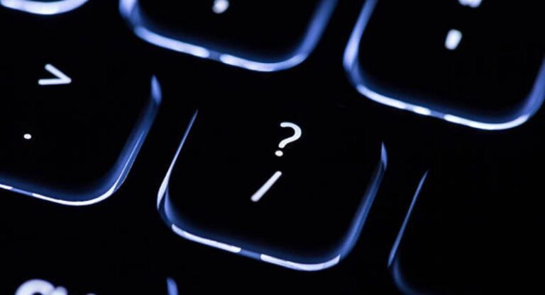 How to write the question mark or question with the keyboard-Featured