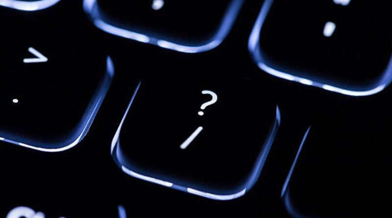 How to write the question mark or question with the keyboard-Featured