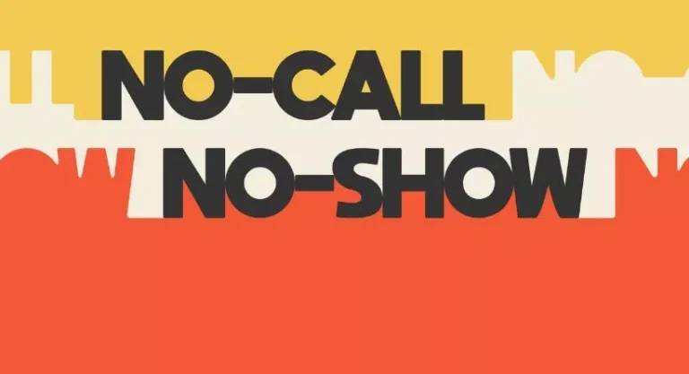 no call no show