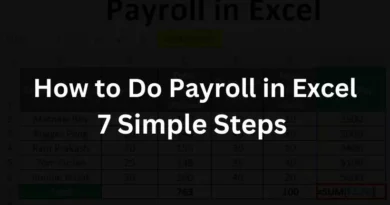 Payroll in Excel